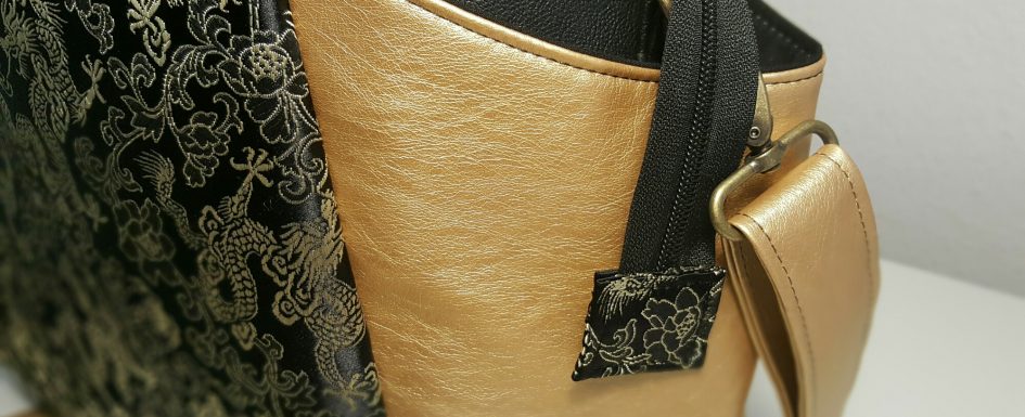 tasche annette in gold